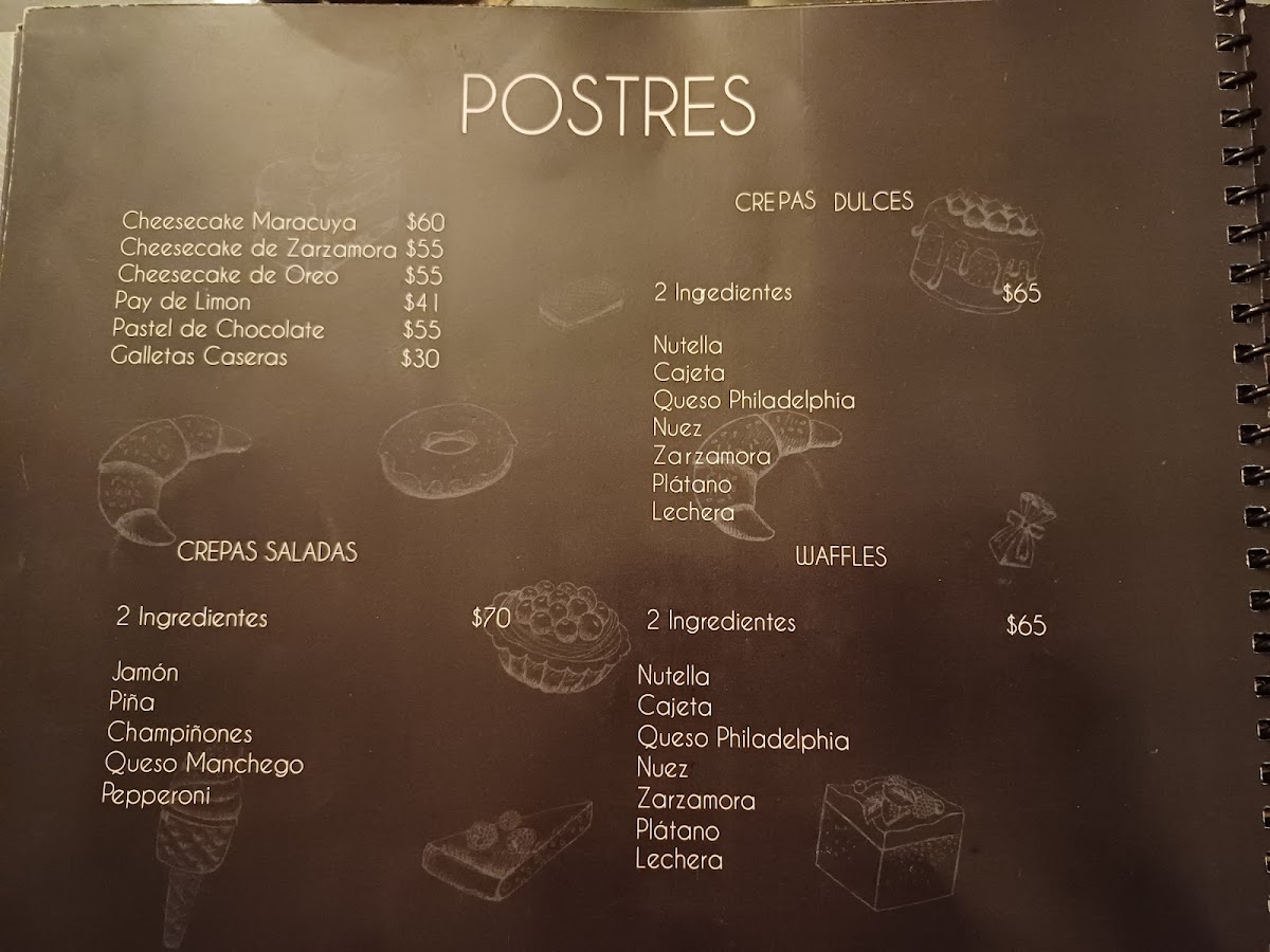 Cafe Cheline Menu - Image 1